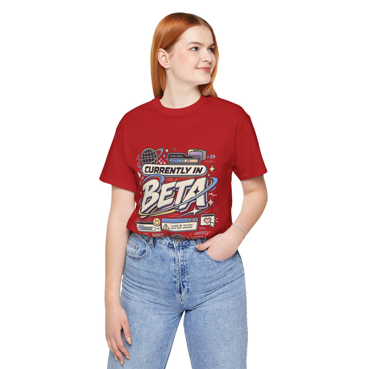 Currently in Beta T-Shirt — Retro Tech Graphic Tee