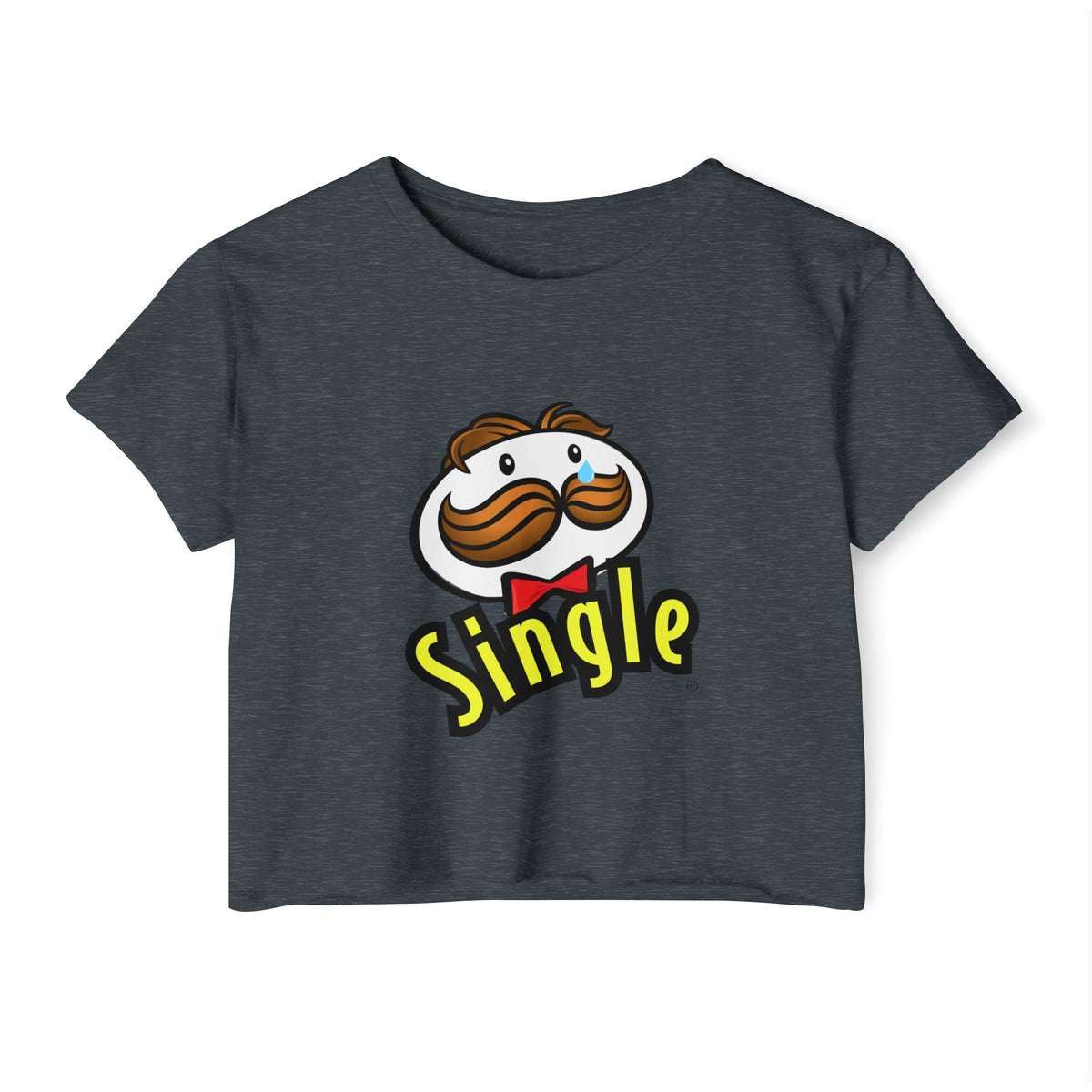 Single Pringles-Inspired Crop Top — Women's Festival Graphic Tee