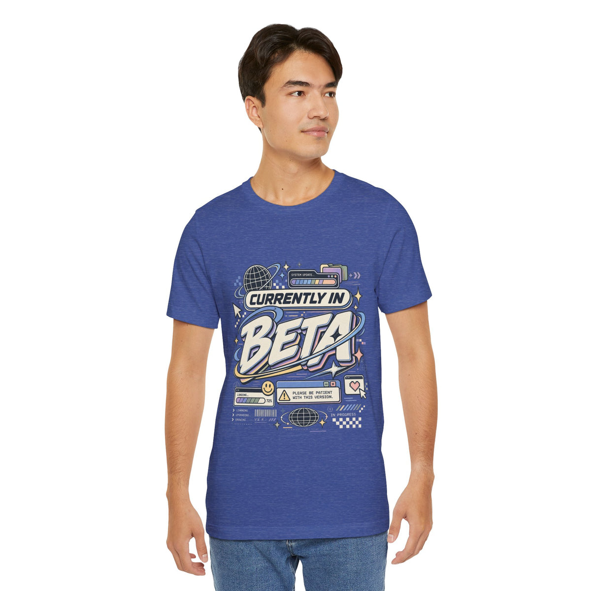 Currently in Beta T-Shirt — Retro Tech Graphic Tee