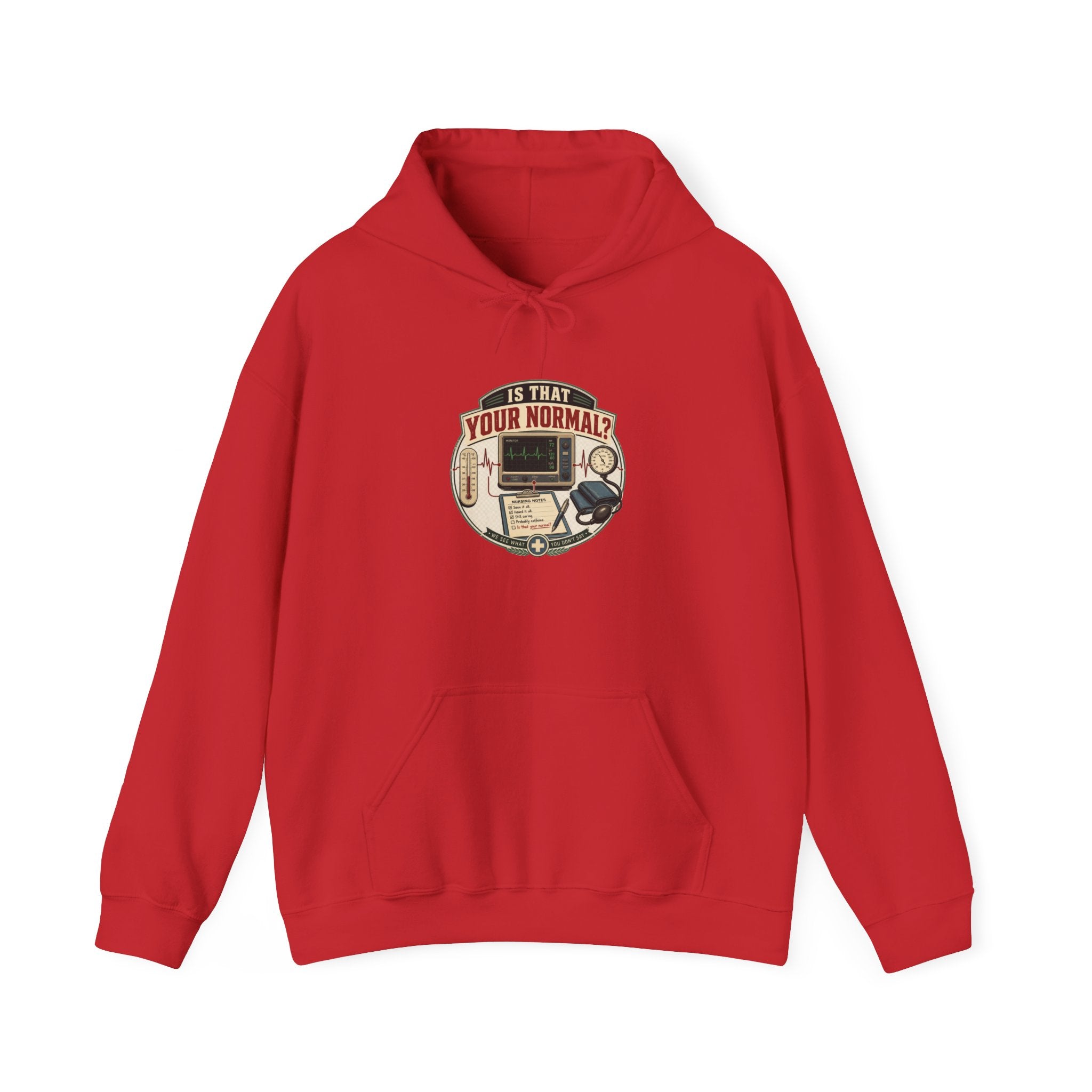 Hoodie – Retro Tech "Is That Your Normal?" Vintage Computer Graphic