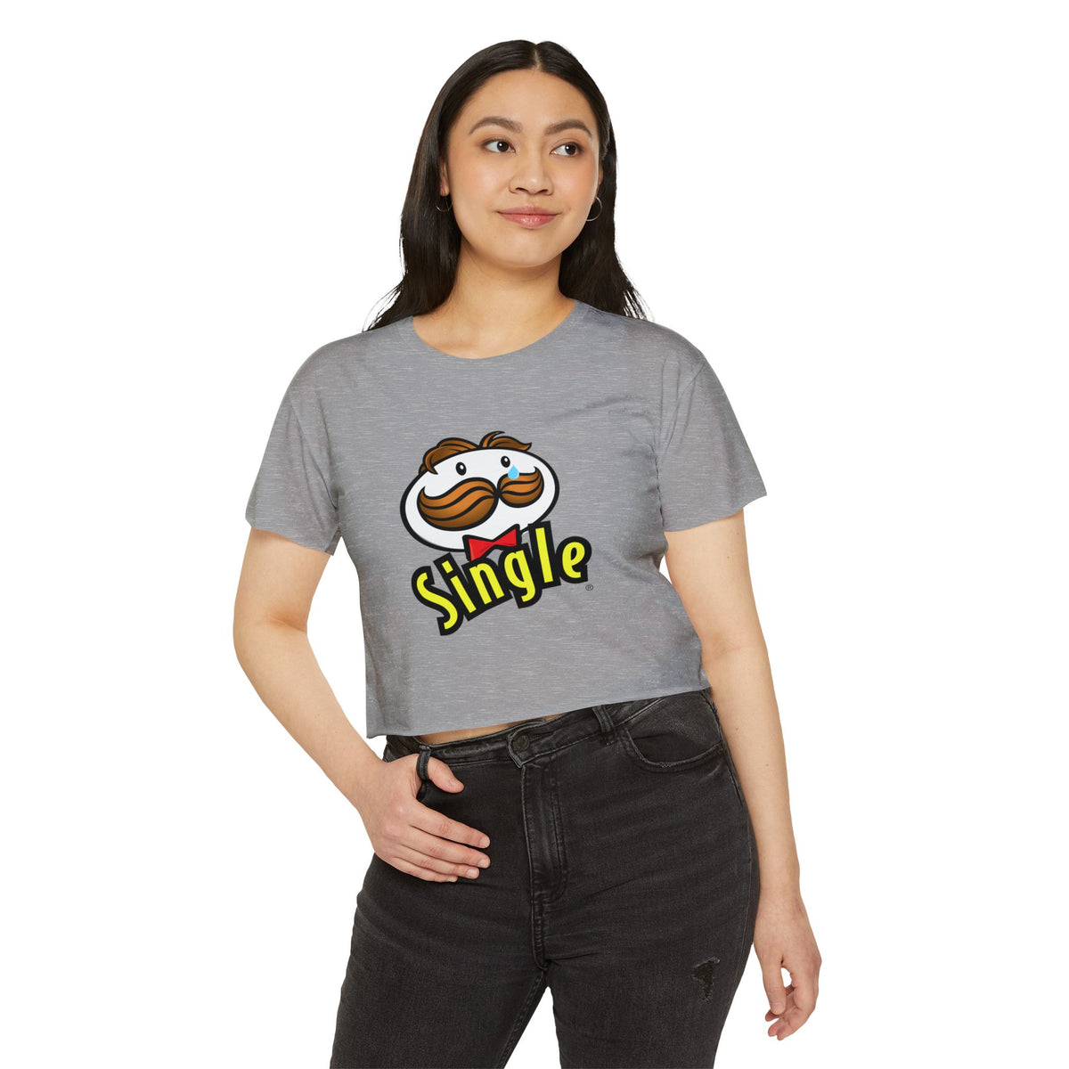 Single Pringles-Inspired Crop Top — Women's Festival Graphic Tee