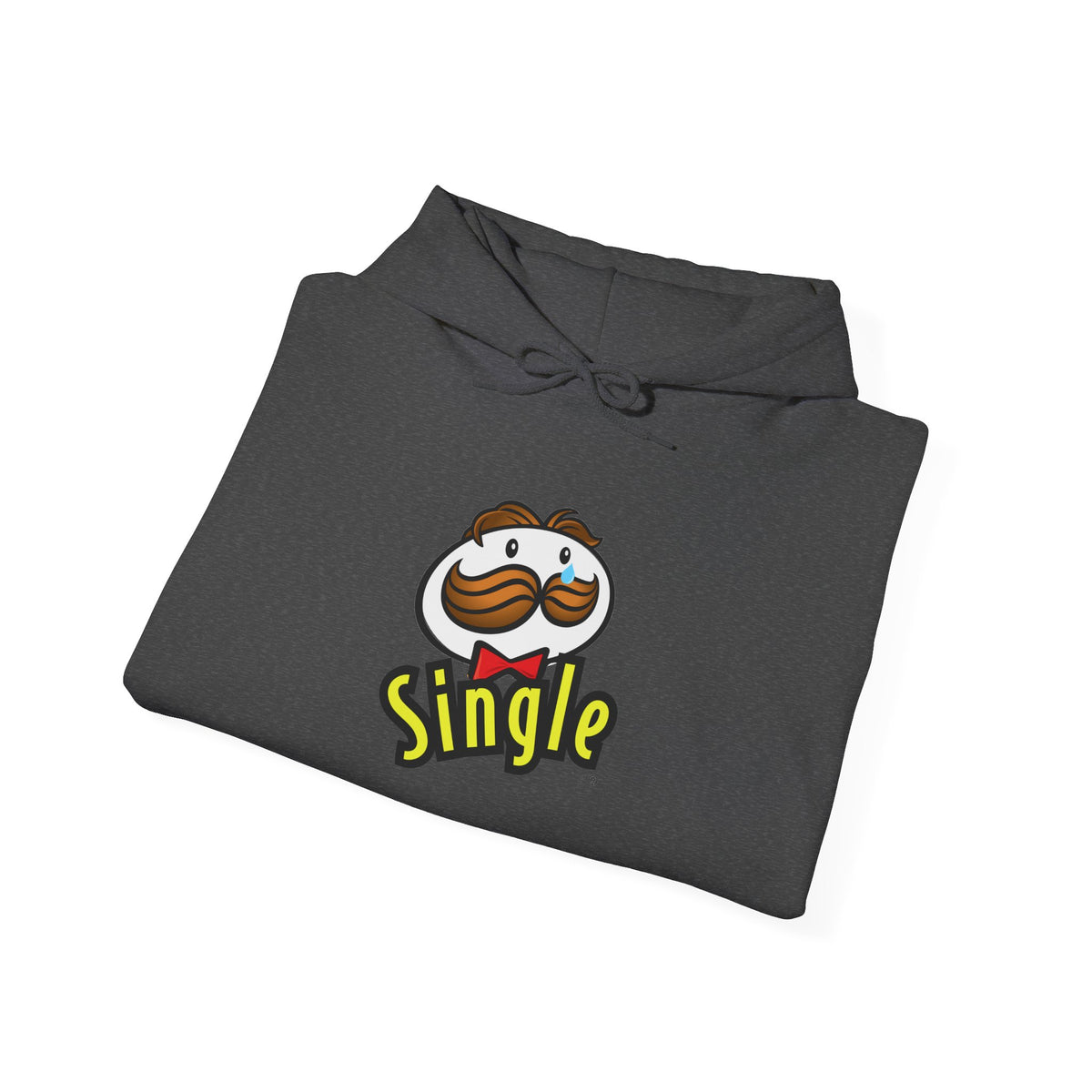 Single Pringles Mascot Hoodie — Funny Single Graphic Pullover
