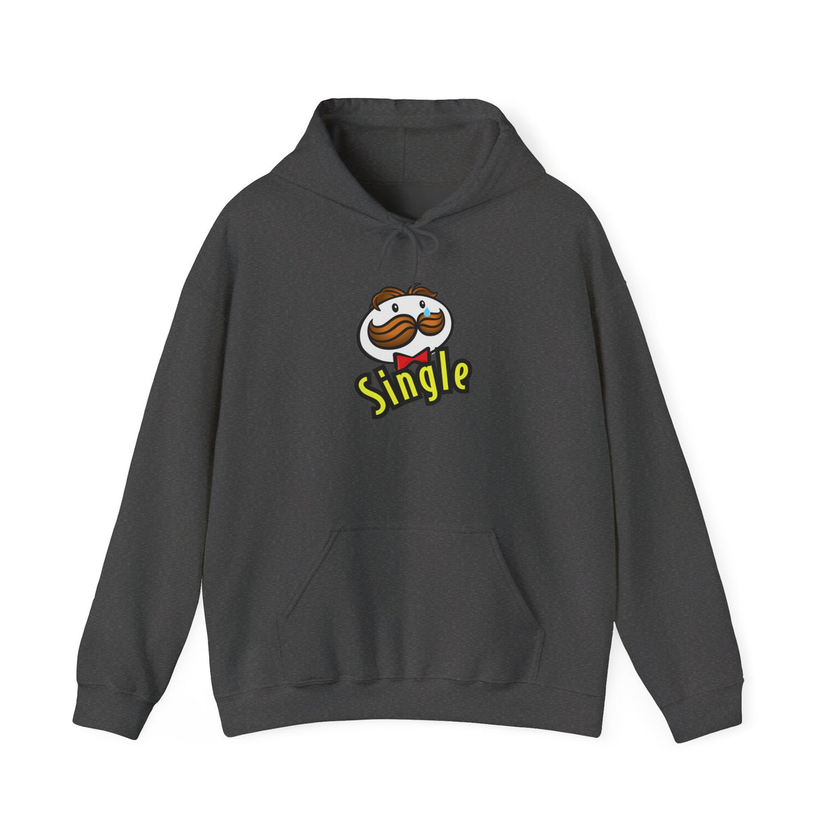 Single Pringles Mascot Hoodie — Funny Single Graphic Pullover