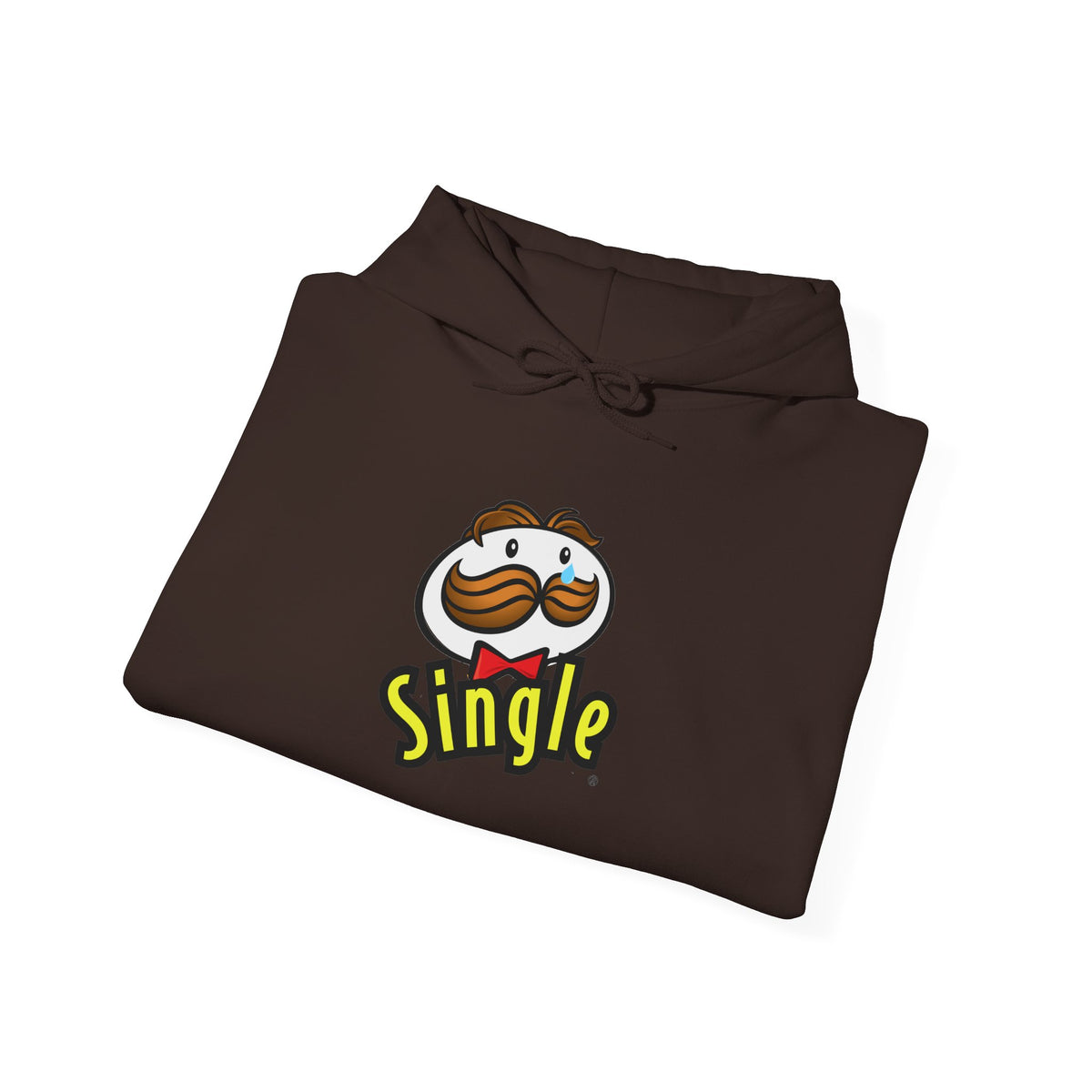 Single Pringles Mascot Hoodie — Funny Single Graphic Pullover