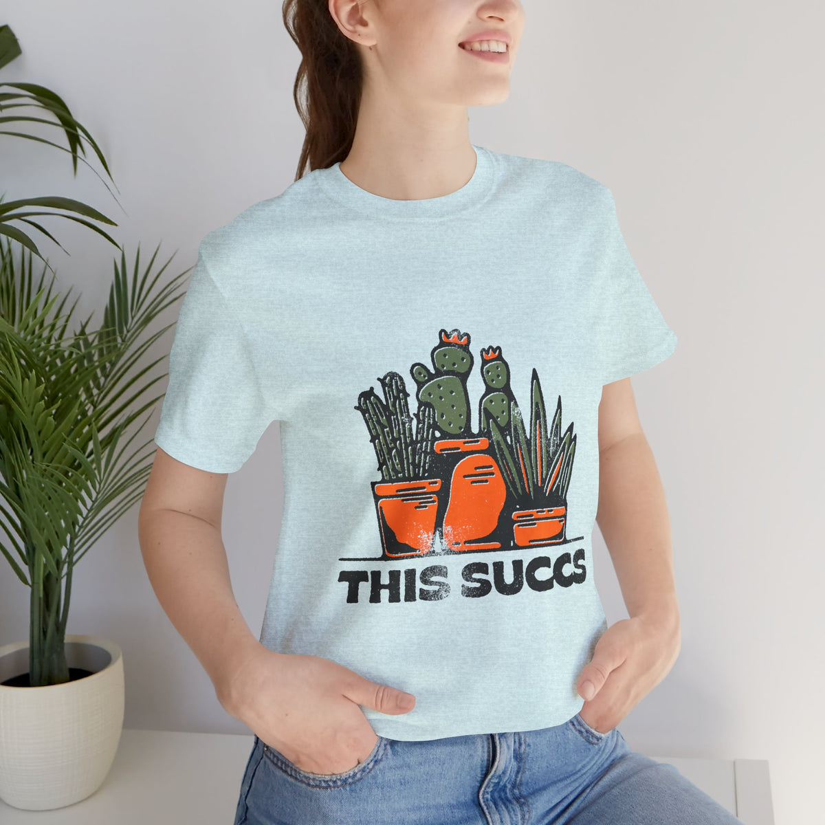 This Succs Cactus Tee — Funny Plant Lover T-Shirt