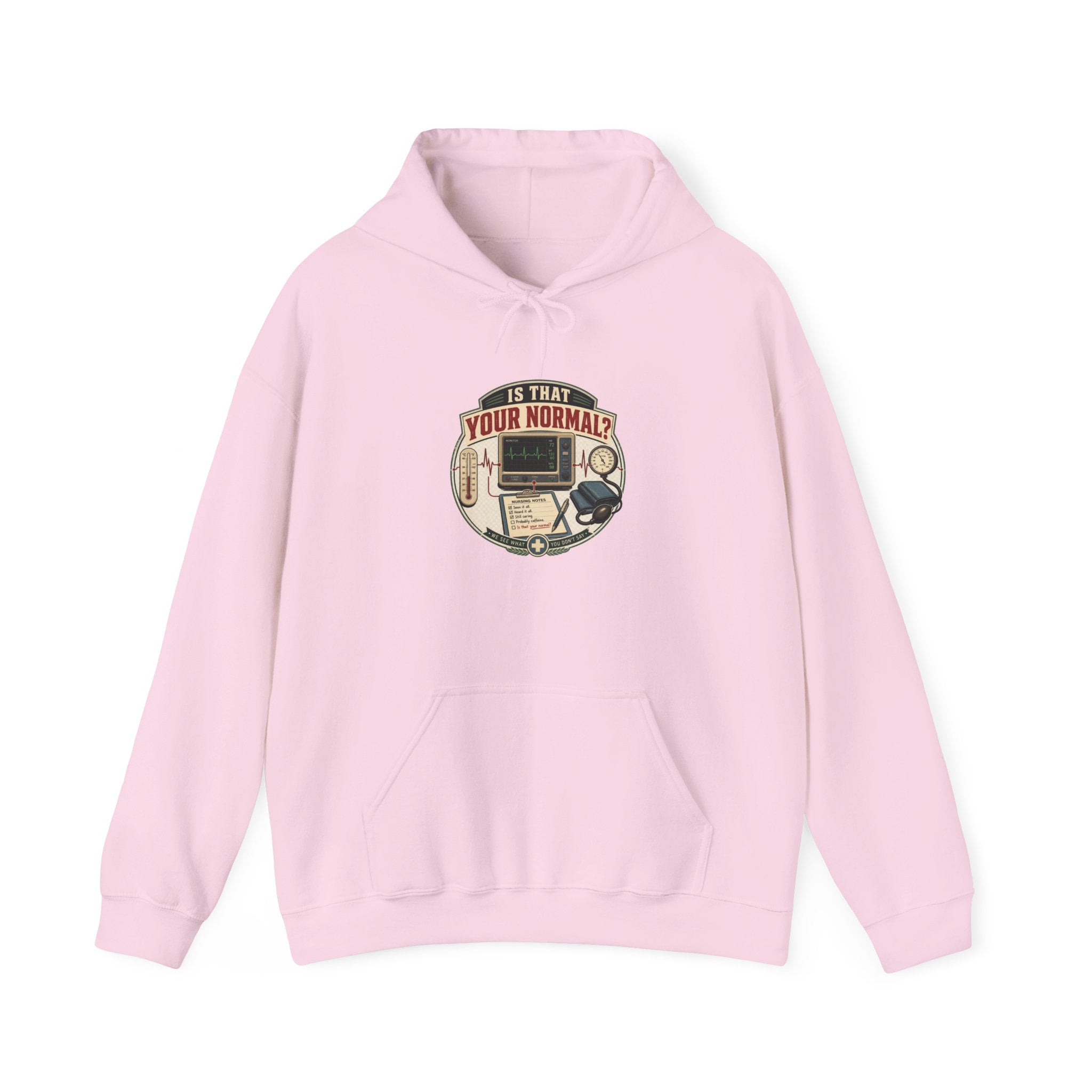 Hoodie – Retro Tech "Is That Your Normal?" Vintage Computer Graphic